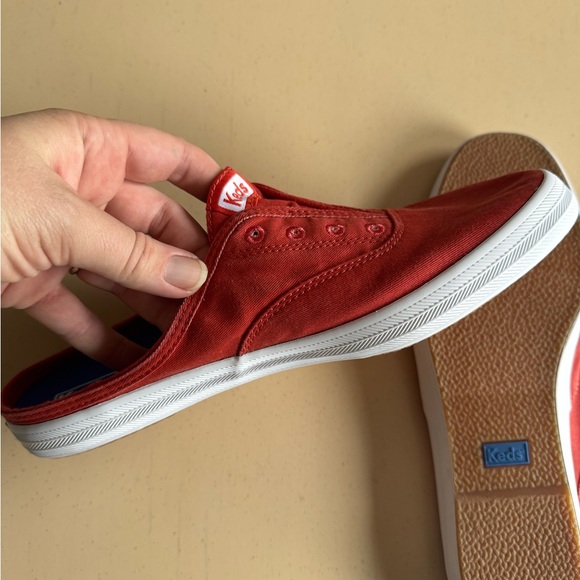 Slip on size 10 orange reddish Keds never worn - Picture 5 of 8